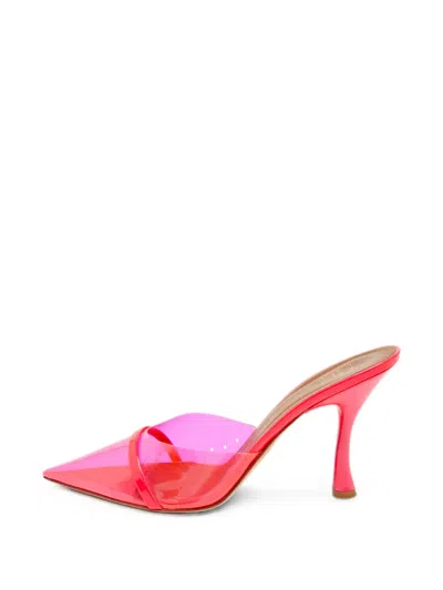 Pre-owned Malone Souliers Joella Heeled Mules In Pink