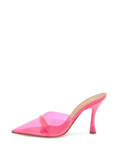 Pre-owned Malone Souliers Joella Patent Leather Mules In Pink