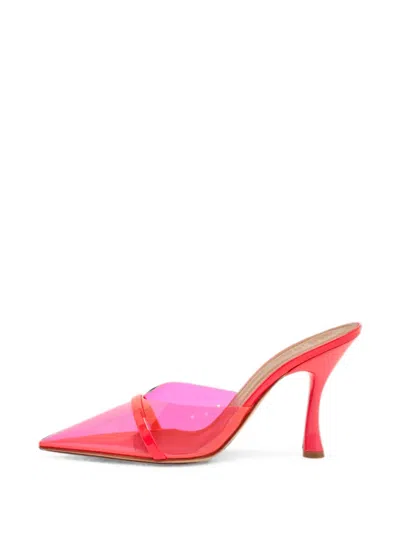 Pre-owned Malone Souliers Joella Pointed-toe Mules In Pink