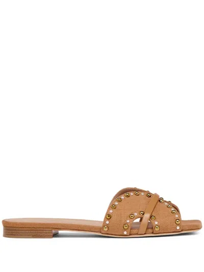Malone Souliers Keke Slides In Brown