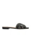 Malone Souliers Keke Slippers In Black