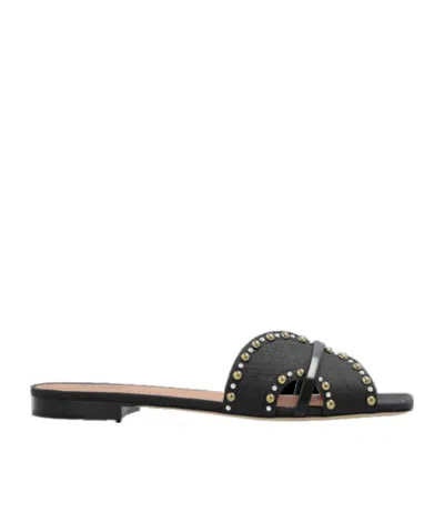 Malone Souliers Keke Slippers In Black