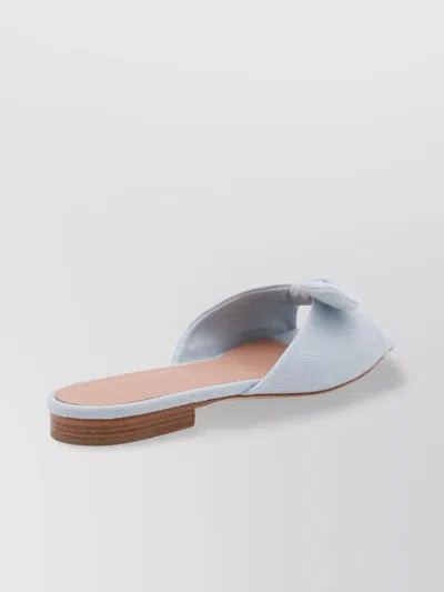 Malone Souliers Knot Detail Flat Sole Mules