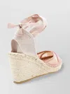 Malone Souliers Lace Detailed Wedge Heel Espadrilles