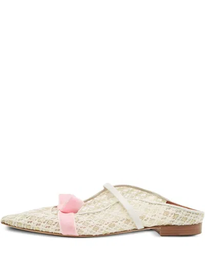 Pre-owned Malone Souliers Lace-detailing Ballet Flats