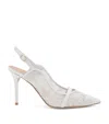 Malone Souliers Lace Marion Slingback Pumps 85
