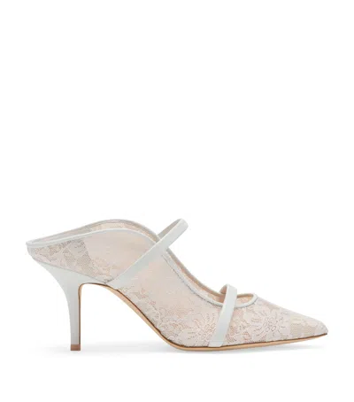 Malone Souliers Maureen Strap-detail Mules In White