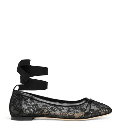 Malone Souliers Lace Sabina Ballet Flats