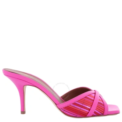 Malone Souliers Ladies Hot Pink Perla 70 Sandals In Hot Pink/hot Pink