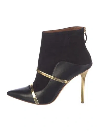 Pre-owned Malone Souliers Leather Boots In Black