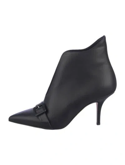 Pre-owned Malone Souliers Leather Boots In Black