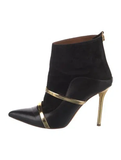 Pre-owned Malone Souliers Leather Boots In Black