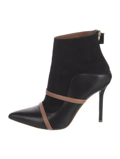 Pre-owned Malone Souliers Leather Boots In Black/neutrals