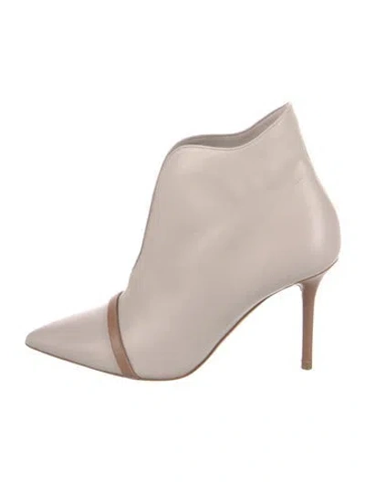 Pre-owned Malone Souliers Leather Boots In Neutral