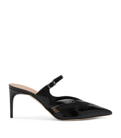Malone Souliers Leather Cristi Mules 70 In Black