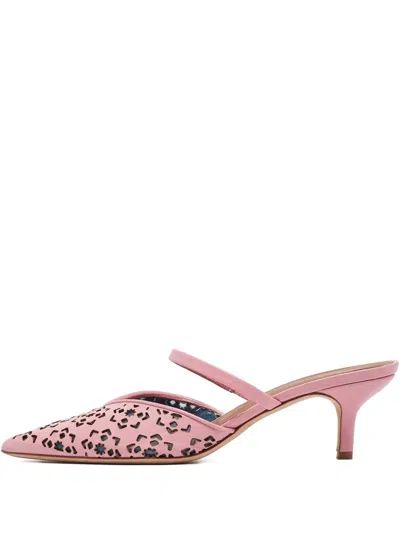 Pre-owned Malone Souliers Leather Heeled Mules
