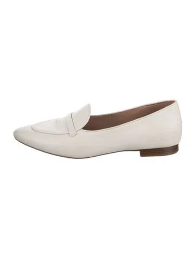 Pre-owned Malone Souliers Leather Loafers In Neutrals