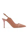 Malone Souliers Leather Marion Slingback Pumps 85
