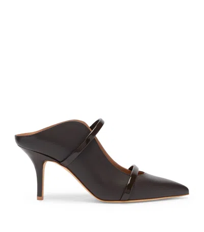 Malone Souliers Leather Maureen Heeled Mules 70 In Brown