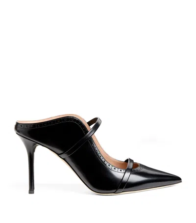 Malone Souliers Leather Maureen Mules 85 In Black