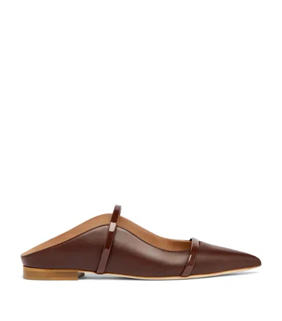 Malone Souliers Leather Maureen Mules In Brown