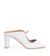 Malone Souliers Leather Norah Heeled Sandals 70 In White