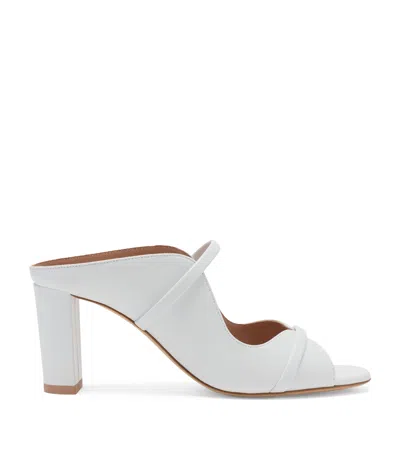 Malone Souliers Leather Norah Heeled Sandals 70 In White