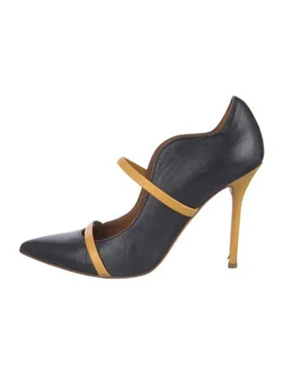 Pre-owned Malone Souliers Leather Pumps In Blue