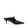 Malone Souliers Pointed High Heel Sandals In Black