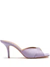 Malone Souliers Patricia 70mm Satin Mules In Light Purple