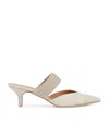 Malone Souliers Linen-blend Maisie Mules 45