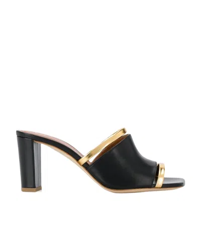 MALONE SOULIERS LOGO HIGH-HEELED SANDALS