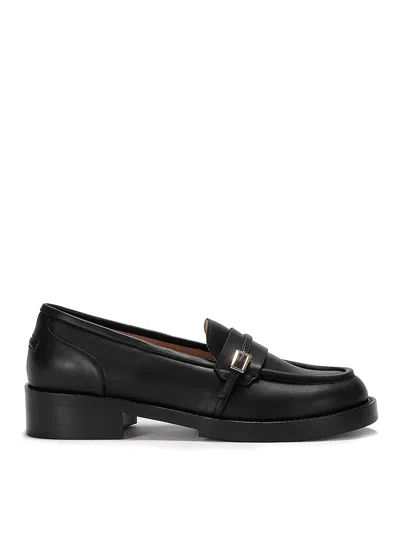 Malone Souliers Low Sneakers In Two-tone Suede In Black