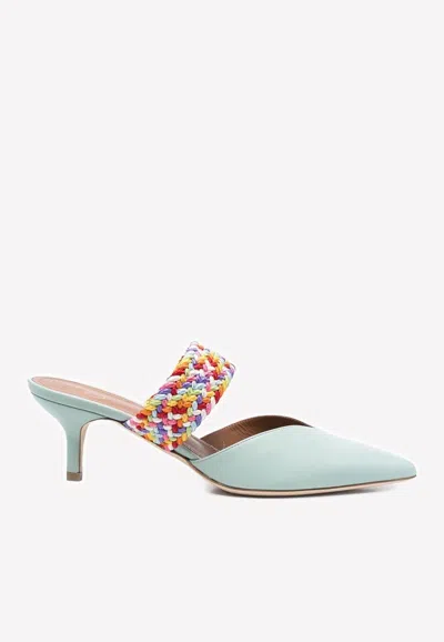 Malone Souliers Maisie 45 Nappa Leather Mules In Green