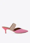 Malone Souliers Maisie 55 Low-cut Vamp Mules In Pink