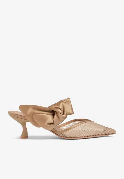 Malone Souliers Marie Mules 45mm In Taupe