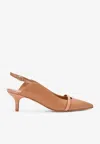 Malone Souliers Marion 45 Nappa Leather Pumps In Blush