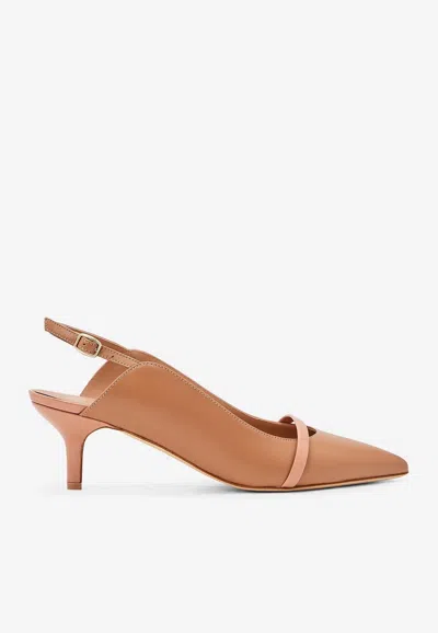 Malone Souliers Marion 45 Nappa Leather Pumps In Blush