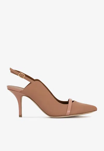 Malone Souliers Marion 70 Nappa Leather Pumps In Blush