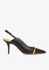 Malone Souliers 85mm Sling-back Leather Pumps In Black