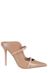 Malone Souliers Maureen 85 Nappa Leather Mules In Blush Blush