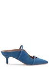 Malone Souliers Maureen 45 Denim Mules In Denim