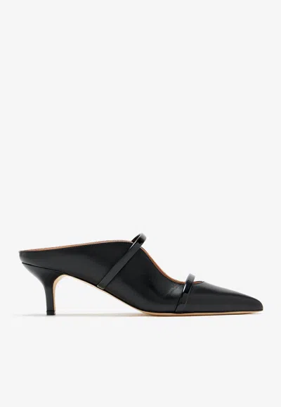 Malone Souliers Maureen 45 Nappa Leather Mules In Black