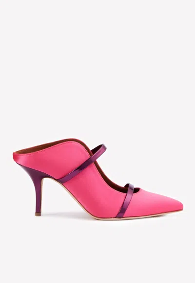 Malone Souliers Maureen 70 Leather Heeled Mules In Multicolor