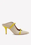 Malone Souliers Maureen 70 Mules In Nappa Leather In Cream
