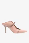 Malone Souliers Maureen 70 Nappa Leather Mules In Blush