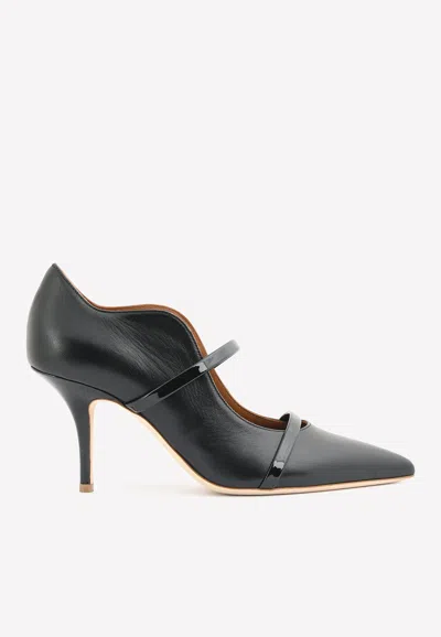 Malone Souliers Maureen 70 Nappa Leather Pumps In Black