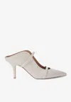 Malone Souliers Light Pink Leather Maureen 70 Pumps In Cream