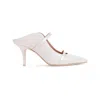 Malone Souliers Ladies Maureen 70 Double Straps Leather Mules