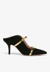 Malone Souliers Maureen 70 Leather Mules In Black